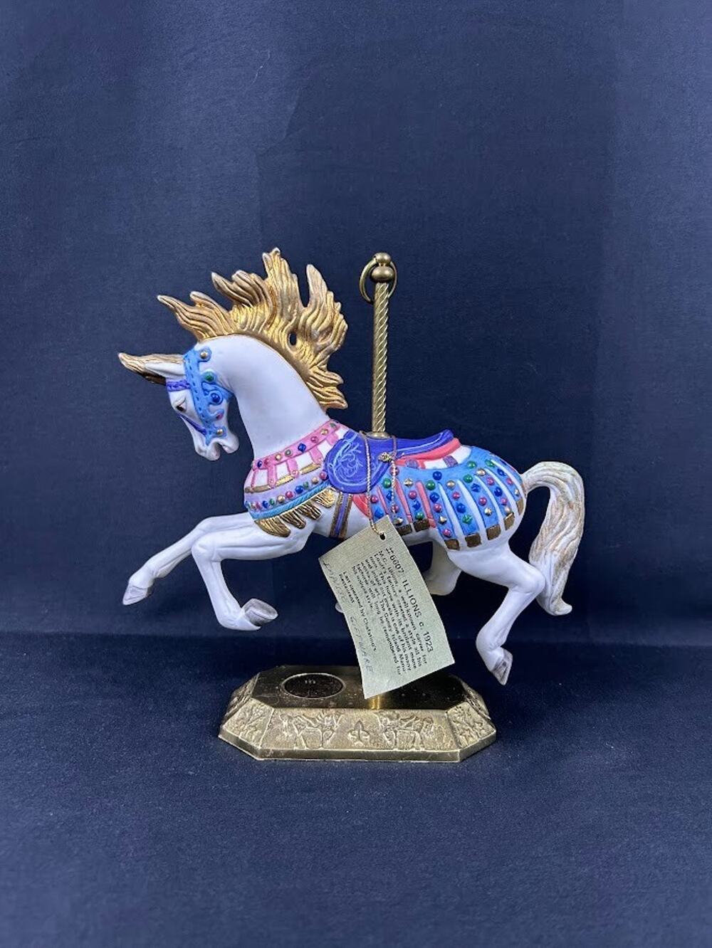 Vintage 1986 IGI MC Illions 1923 Carousel Horse Figurine Limited Edition 285/900
